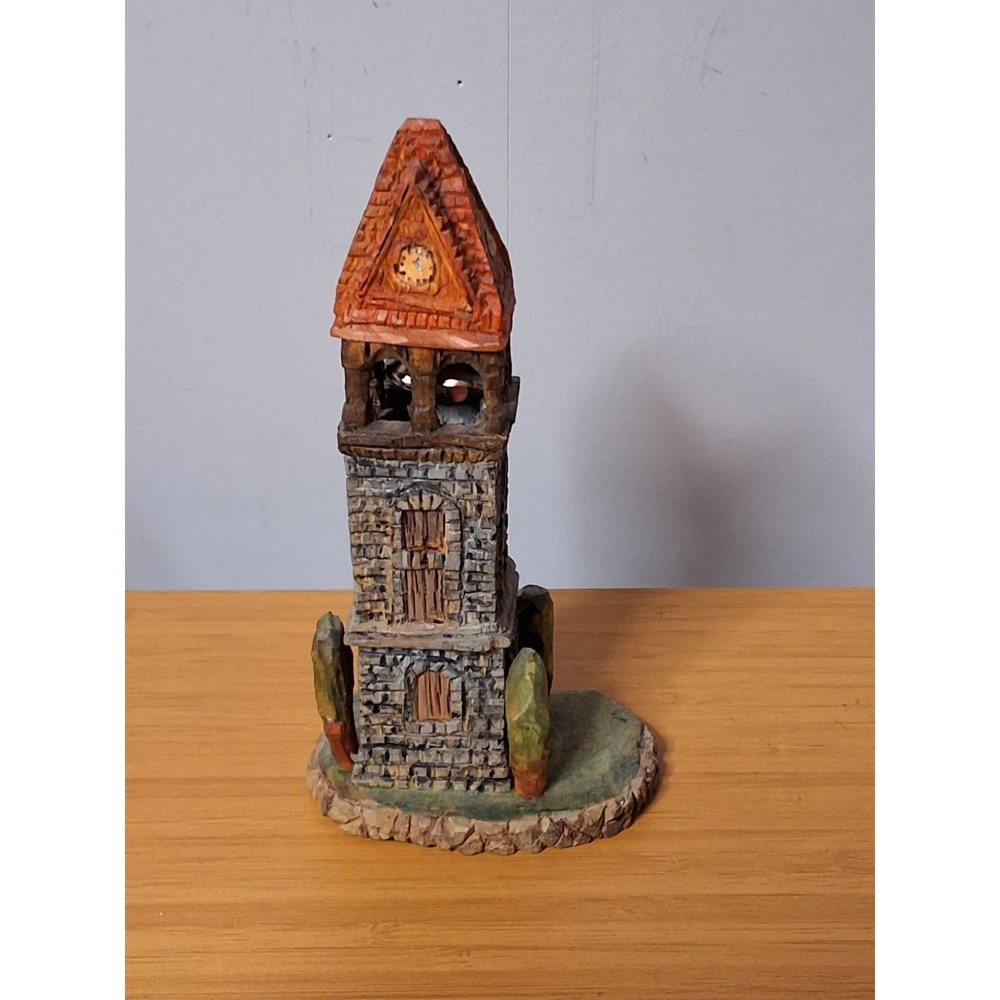 Handcrafted Set Of Wooden Sculptures. Very Detailed Whimsical Set. Lot Of 4 - Picture 9 of 16